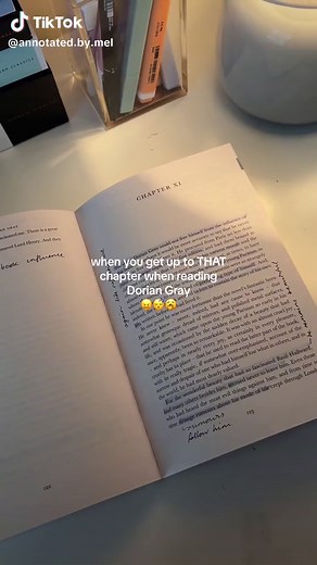 Why was that necessary Oscar #thepictureofdoriangray #readingvlog #annotatedbooks #booktok