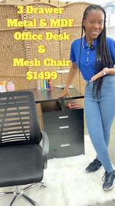 10K views · 39 reactions | 3 Drawer Metal & MDF Office Desk: $1199...