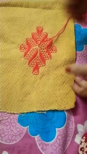 hand embroidery towel design