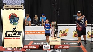 It was a fight to the finish for Jamie Graham & Cash Chamness in Richmond, VA! 💪 The two battled in one of the most epic games of the season, featuring 40 rounds, 320 bags thrown, 48 four-baggers, and out-of-this-world PPR’s: Graham shot a 10.75 and Chamness threw a 10.80! 🤯 Watch the full 40-round match now 👇 https://iplayacl.co/watch-graham-chamness-full-match | American Cornhole League