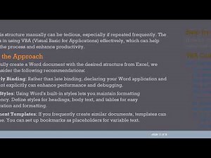 How to Create a Word Document from Excel Using VBA