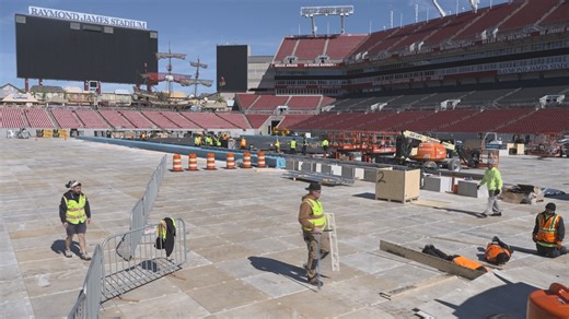 Tampa Bay Lightning prepare to make NHL history with outdoor game at Raymond James Stadium