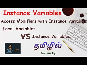 Instance variables in Java in Tamil