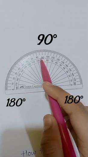 How to use protractor / D ? #Limitlesslearning #shorts #maths