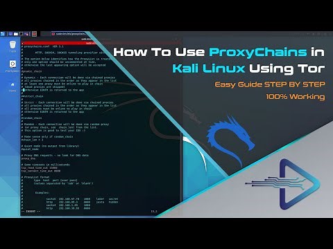 How To Use ProxyChains in Kali Linux Using Tor | Easy Guide