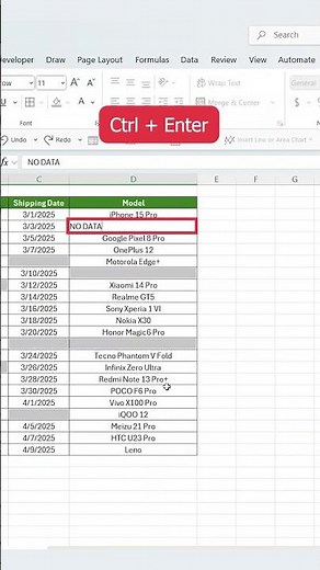 Fill All Blank Cells in Excel Fast