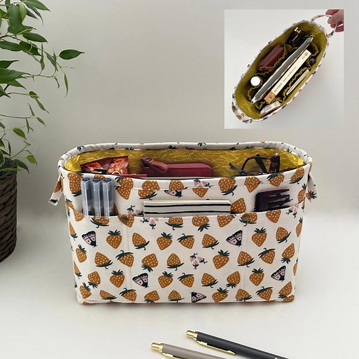 Multi Pocket Organizer Sewing Pattern + Video Tutorial, Purse Insert, Craft Caddy (PDF Pattern) - Etsy