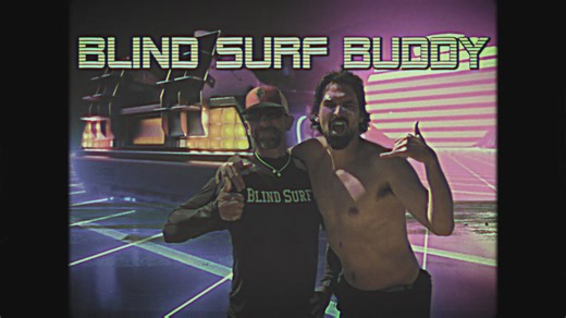 Surfing alone? Meet the hilarious 'blind surf buddy'! (Comedy skit)