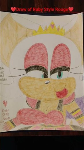 Drew of Ruby Style Rouge ❤️💛🖤🦇👑✨