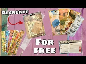 DIY Tim Holtz Inspired Junk Journal Ephemera