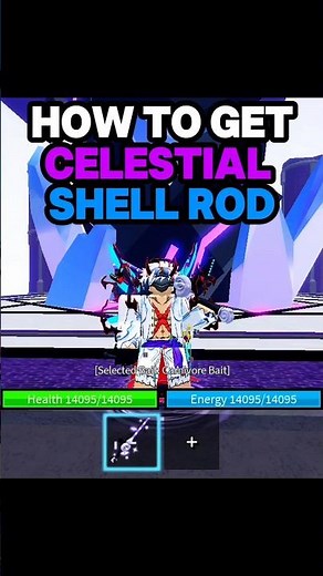 How To Get The Celestial Shell Rod In Blox Fruits !! #roblox #bloxfruits #shorts
