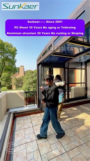 Unlock the Full Potential of Your Outdoors: Sunkaer's Custom Retractable Sunroom 🏡🔆 #sunkaer