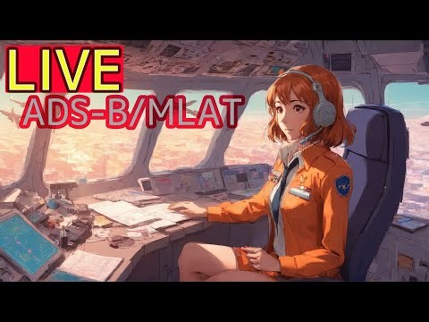 【2026/01/23 AM】 大阪上空ライブ配信 Flight Tracking Osaka RJOO【ADS-B/MLAT】