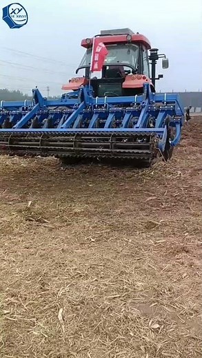 4m High-Speed Stubble Harrow in Action | Tractor Mounted Field Demo #farming #agrifuture #automobile