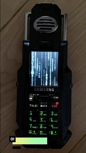 Samsung Matrix Phone: A Rare Look at the Iconic 2003 Matrix-Inspired Mobile #vintagetech #vintage