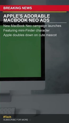 Apple's New MacBook Neo Ads Feature Adorable Character - Shorts