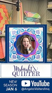 25K views · 282 reactions | 2026 is bursting at the seams with quilting videos, tutorials, and more!! Get ready for the season premiere of Midnight Quilter, January 6th, 2026, on my Youtube Channel 殺 #quiltingismytherapy #midnightquilter #AngelaWalters | Machine Quilting by Angela | Facebook