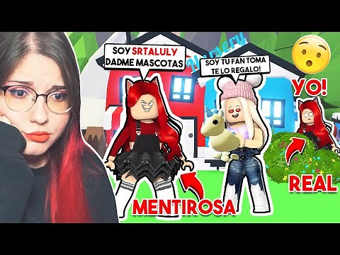 DESCUBRO A UNA FALSA LULY *ESTAFANDO* MASCOTAS a MIS FANS en ADOPT ME de ROBLOX 😱