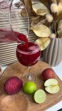 Mix beetroot, apple, and lemon. #brazil #tips #recipes #health #care #foryou #edit #fyp