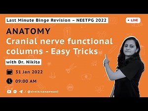 Anatomy mnemonics - Cranial nerve functional columns easy tricks | NEETPG 22 LMR