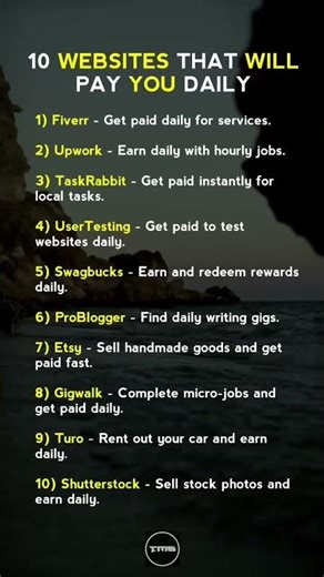 10 Websites That Will Pay You Daily | Make Money Online Daily