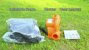 30 Feet Inflatable Projector Screen for Outdoor and Indoor TV Movie Watching, Huge Screen, Blower, Tie Downs, Stakes, Sandbags, and Storage Bag, Quick Blow Up (30' Multicolor)