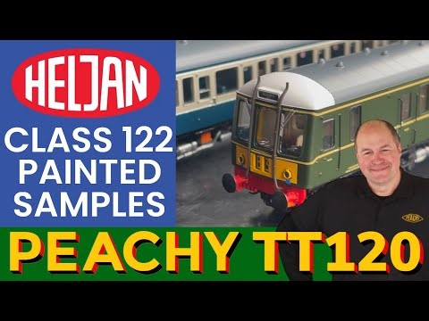 TT120 Class 122 Sneak preview of HELJANS brand new Rail cars