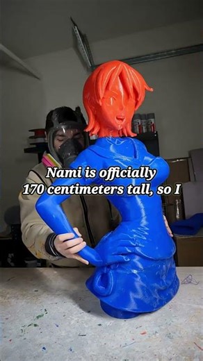 🍊 nami tamaño real 1.70m! 🏴‍☠️ impresión 3d one piece