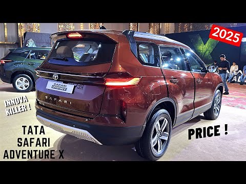 2025 Tata Safari Adventure X Plus ( New Launch ) - New Interiors & Features, BIG Sunroof | Harrier X