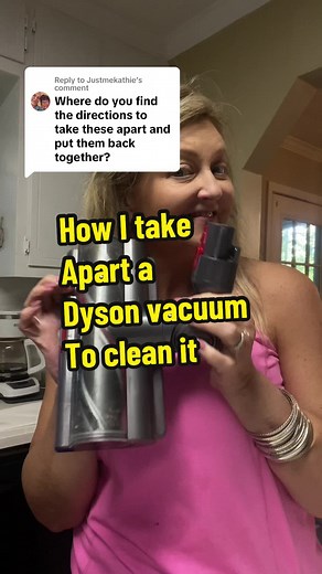Replying to @Justmekathie how to take apart a dyson vacuum cleaner to clean it. V 11 torque #cleaningtips#dyson#vacuumcleaner#cleanton
