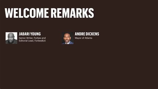 2025 Forbes BLK Summit | Welcome Remarks Day 2