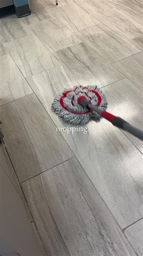 commercial building mopping using pine sweep 💙🫧✨🪣 #asmr #cleantok #cleaning #mopping #cleaningmotivation