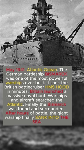 The Day the German Battleship Was Hunted Down