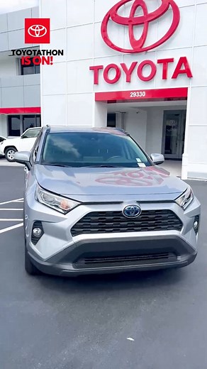 Unleashing confidence with every touch. The RAV4 Hybrid's Electronic...