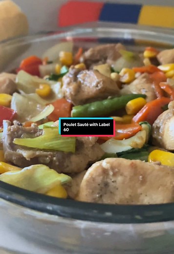 Easy Poulet Sauté Recipe with Label 60
