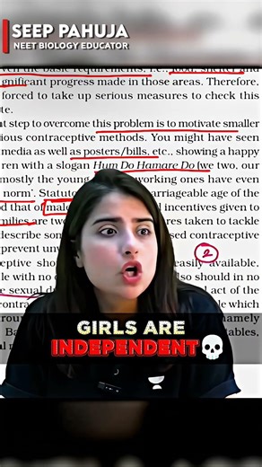 Girls are Independent 🥰💀 #motivation #seeppahuja #emotional #reality #girlslife #unacademy #fyp