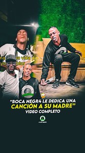 - Boca Negra Oficial le dedica una canción a su madre 🕊😭 | Jhonny Cevallos