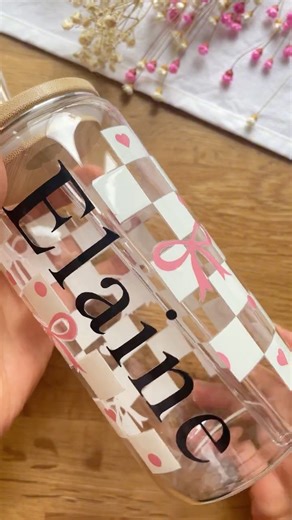 This Cup Might Help Me Drink More 😆 #asmr #diy #gift #smallbusiness #beautifulcup #satisfying#shorts