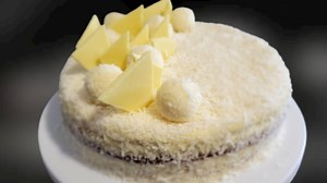 Raffaello torta (videorecept)
