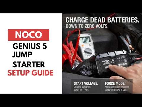 Features & Setup: Noco Genius 5 Smart Battery Charger User Guide