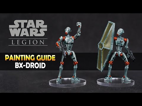 Painting guide Star Wars Legion Droid BX Commando - Super Fast Super Easy