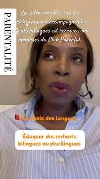 Enfants multiculturels et bilingues