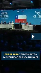 Fail de Jara y su combate a la seguridad pública en ENADE | Elecciones Presidenciales Chile