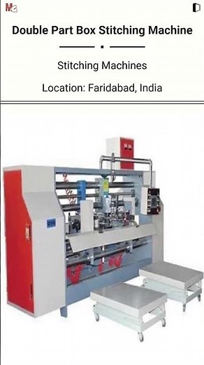 📦 Double Part Box Stitching Machine for Sale! ‪@Machinedalal‬