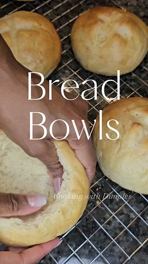 Ready to take your soup game to the next level?🍲💥 Whip up a homemade bread bowl that will knock your socks off!🥖✨ These bowls are super easy to make and take your soup experience to a whole new level of deliciousness.🔥🤤 Share your go-to soup to enjoy in a bread bowl below!👇🏼🕺 #SoupUpgrade #BreadBowlMagic #easyrecipe #souprecipe #breadbowl #breadrecipe #WhatsYourFavoriteSoup