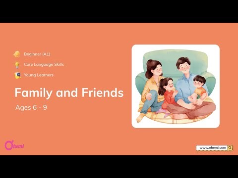 ESL Lesson For Young Learners A1 - Family and Friends