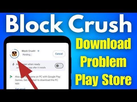Block Crush Download Problem Solve in Google Play Store | Can't Install Block Crush Pending Game
