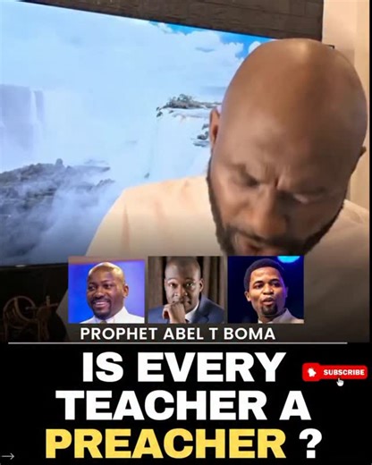 PROPHET ABEL TAMUNOMINABO BOMA on Instagram: "Is Every Teacher a Preacher?"