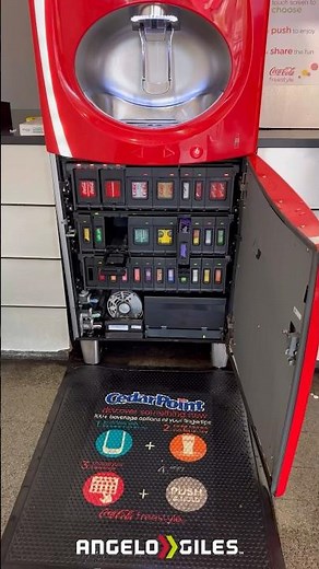 The INSIDE of a COCA COLA Freestyle machine! #shorts