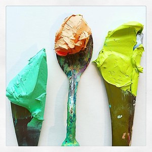 703K views · 636 reactions | Oil paints mixed with cold wax creates a yummy texture. Credit: @nicolettevalikoskiart (Instagram) | Fluid Art Studios | Facebook